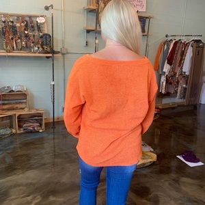 Orange Sweater